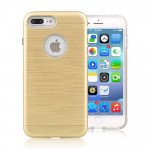 Wholesale iPhone 7 Plus Hard Armor Hybrid Case (Champagne Gold)